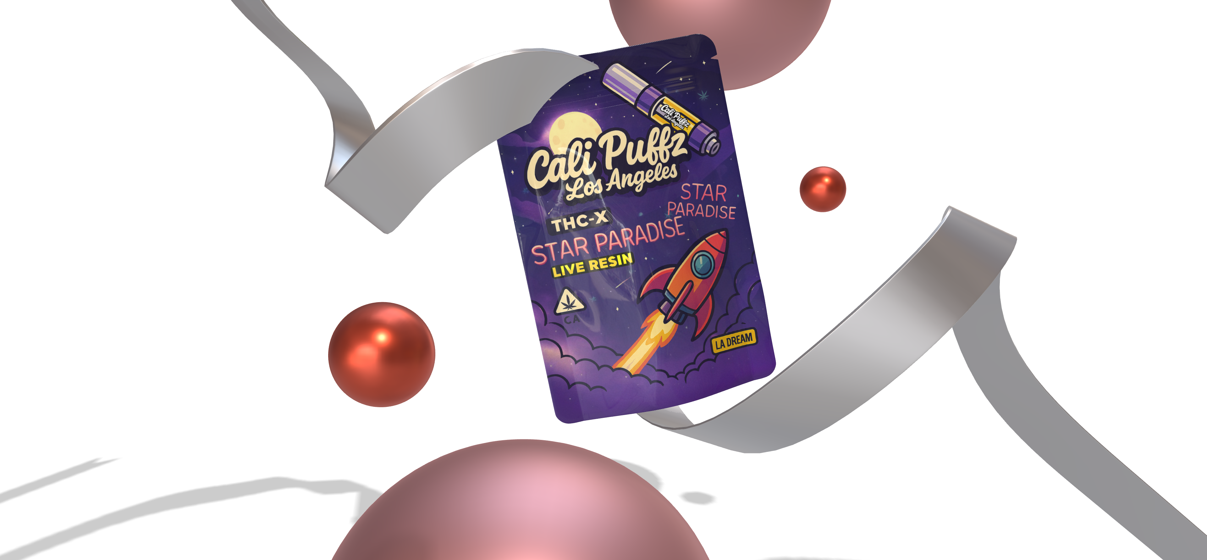1+1 FREE THC-X 1ML Cartridge Star Paradise